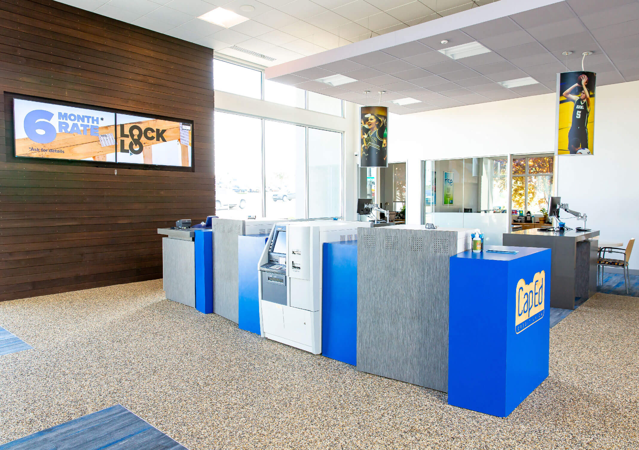 CapEd South Meridian location lobby.