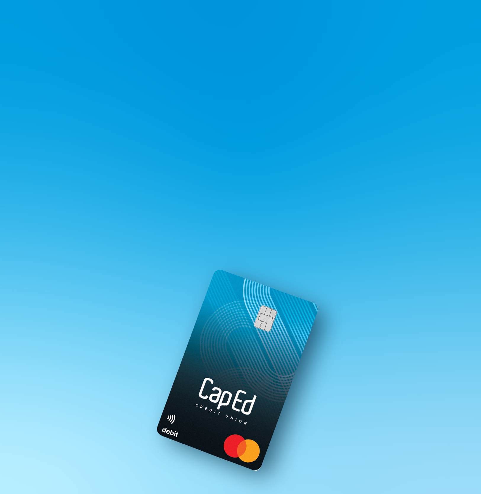 Sample of a CapEd debit Mastercard.